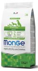 MONGE ALL BRE.ADULT conigl/ri/pa kg.2.5x4