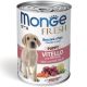 MONGE FRESH PUPPY veal/veg. B/P. gr.400x24