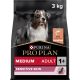 Purina Pro Plan Peau Sensible Moyenne Adulte Chiens Saumon 3 kg